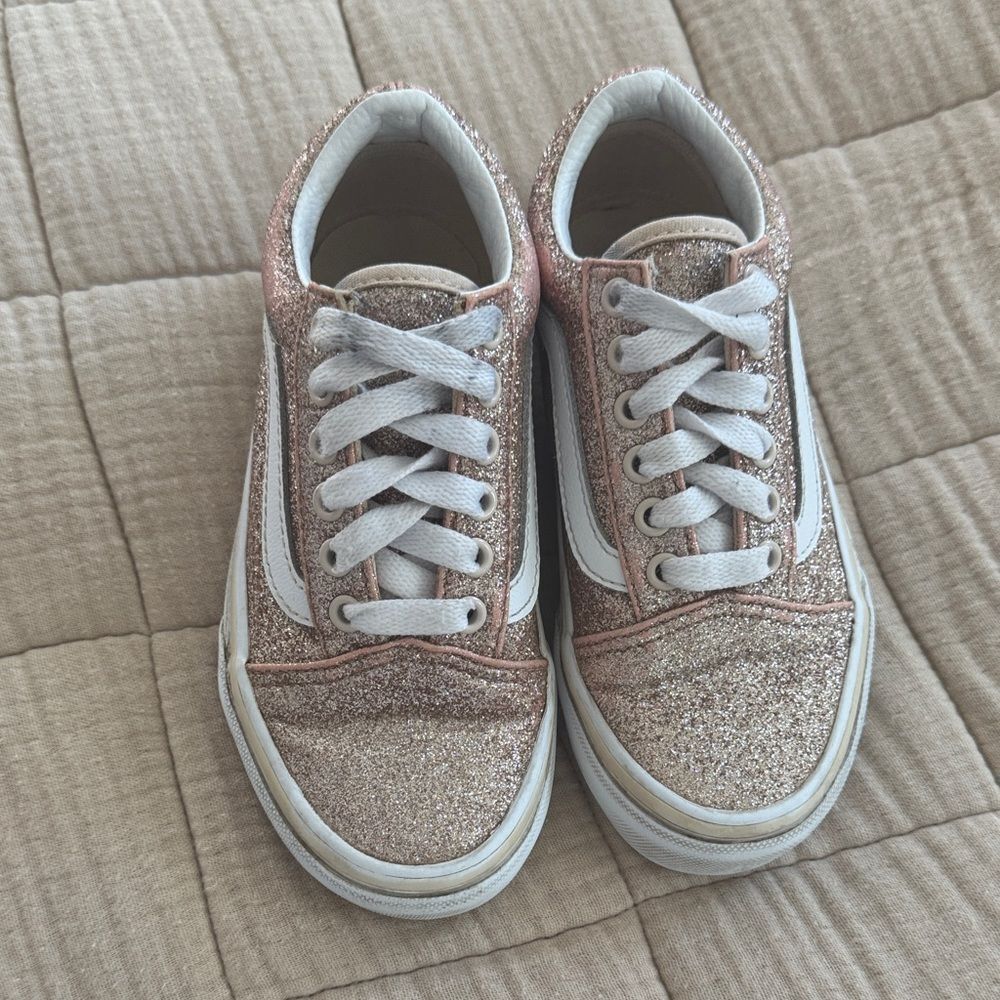 Kids Vans Glitter Sneakers